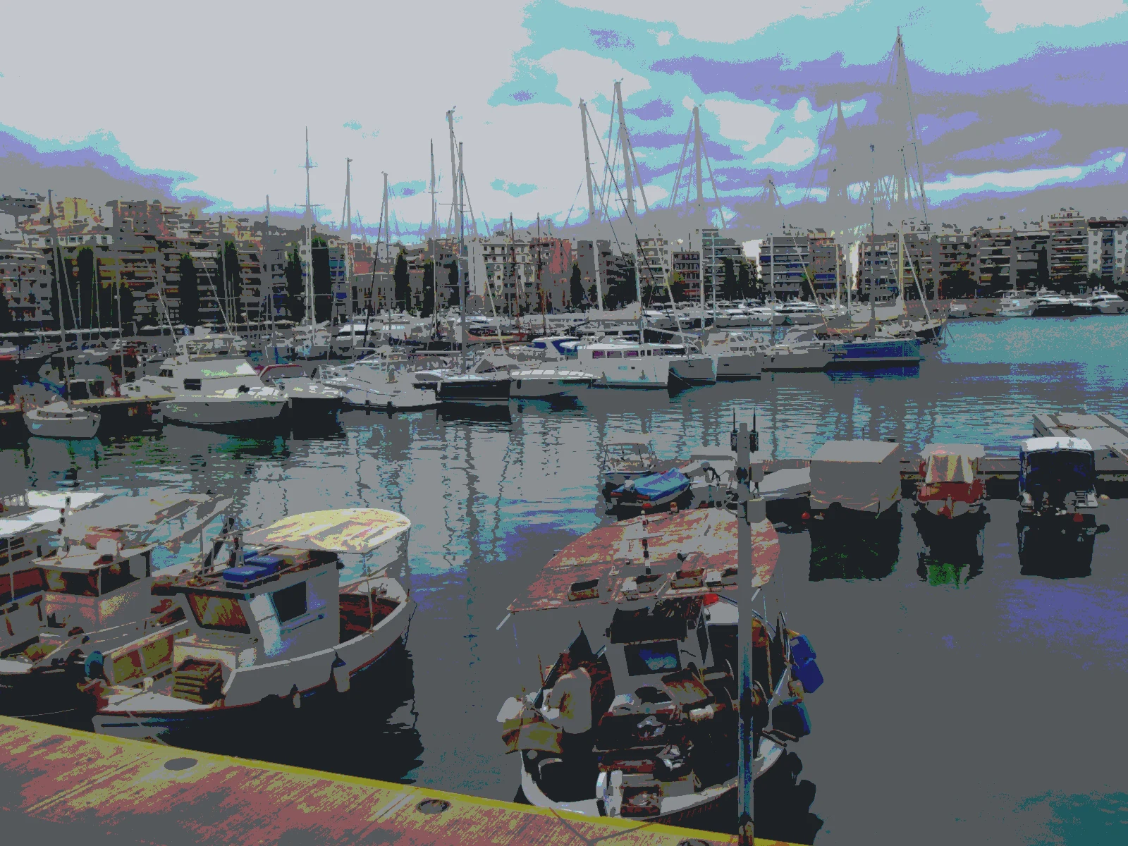 Piraeus passenger port, the quays near Gate E8